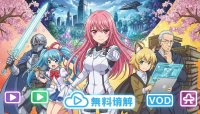2026年春アニメ おすすめ5選、無料視聴・VOD比較で迷っていませんか？