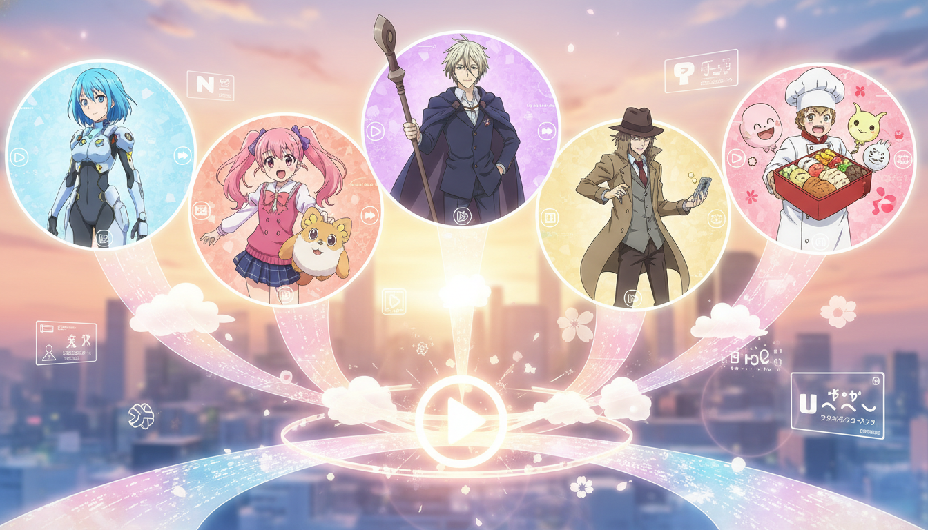 2026年春アニメおすすめ5選をVODで無料視聴比較する？