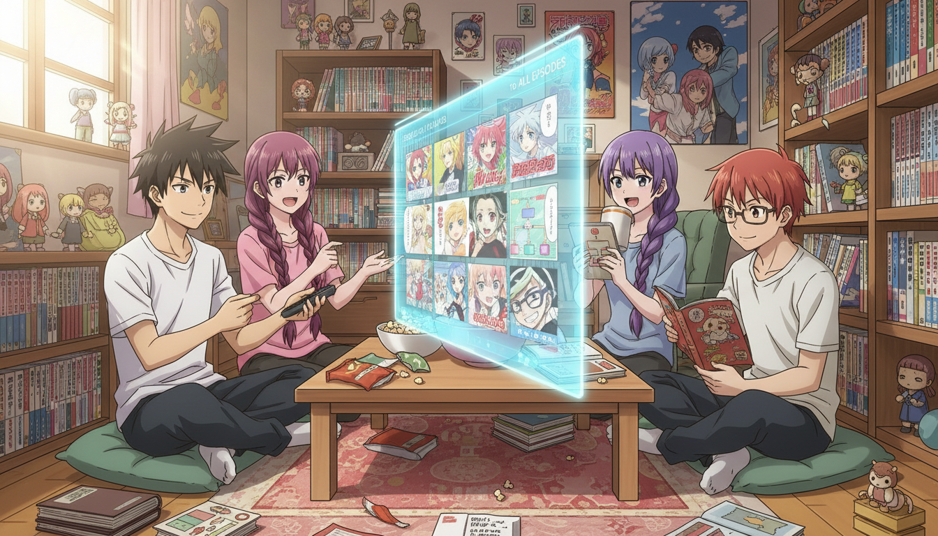 アニメ・漫画を1話から全話楽しむには？