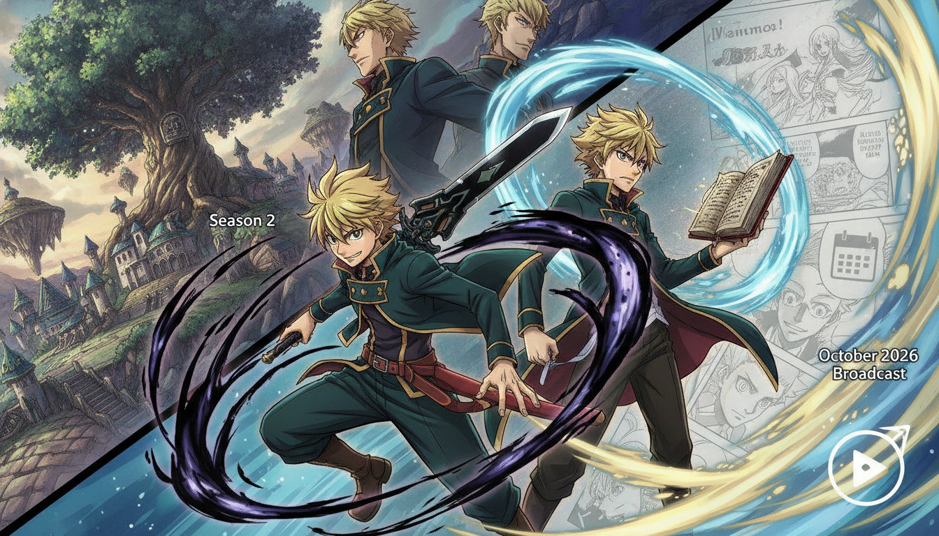 【ブラッククローバー】アニメ2期（2nd Season）は2026年10月放送！原作のどこからどこまで？全話最速で見放題視聴できるおすすめサブスク比較とおトクに一気読みする裏ワザを本音で徹底考察！