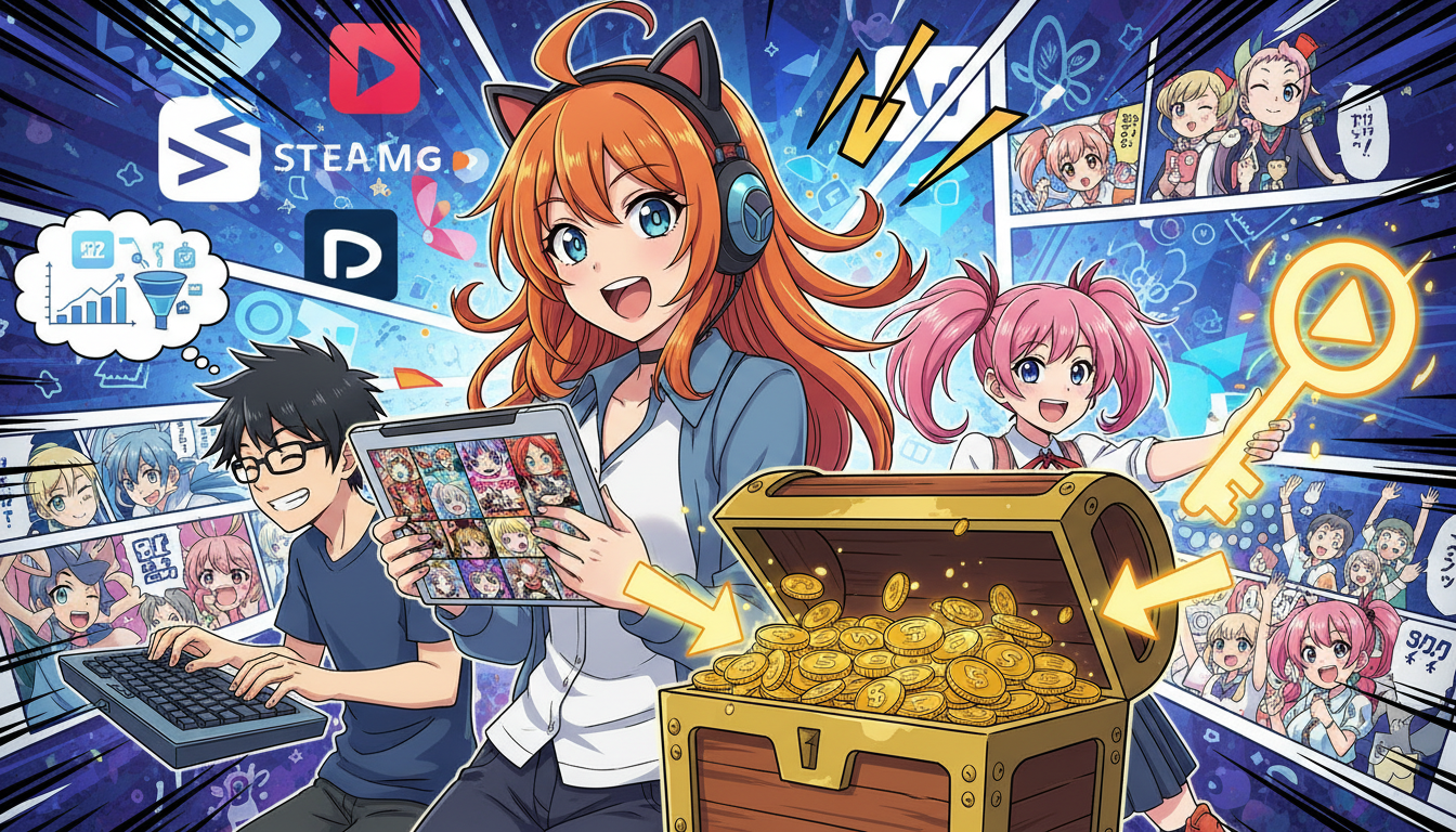 アニメ・漫画VODアフィリエイト報酬最大化の鍵は【戦略的なVOD選び】と【読者の心を掴む記事作成】に