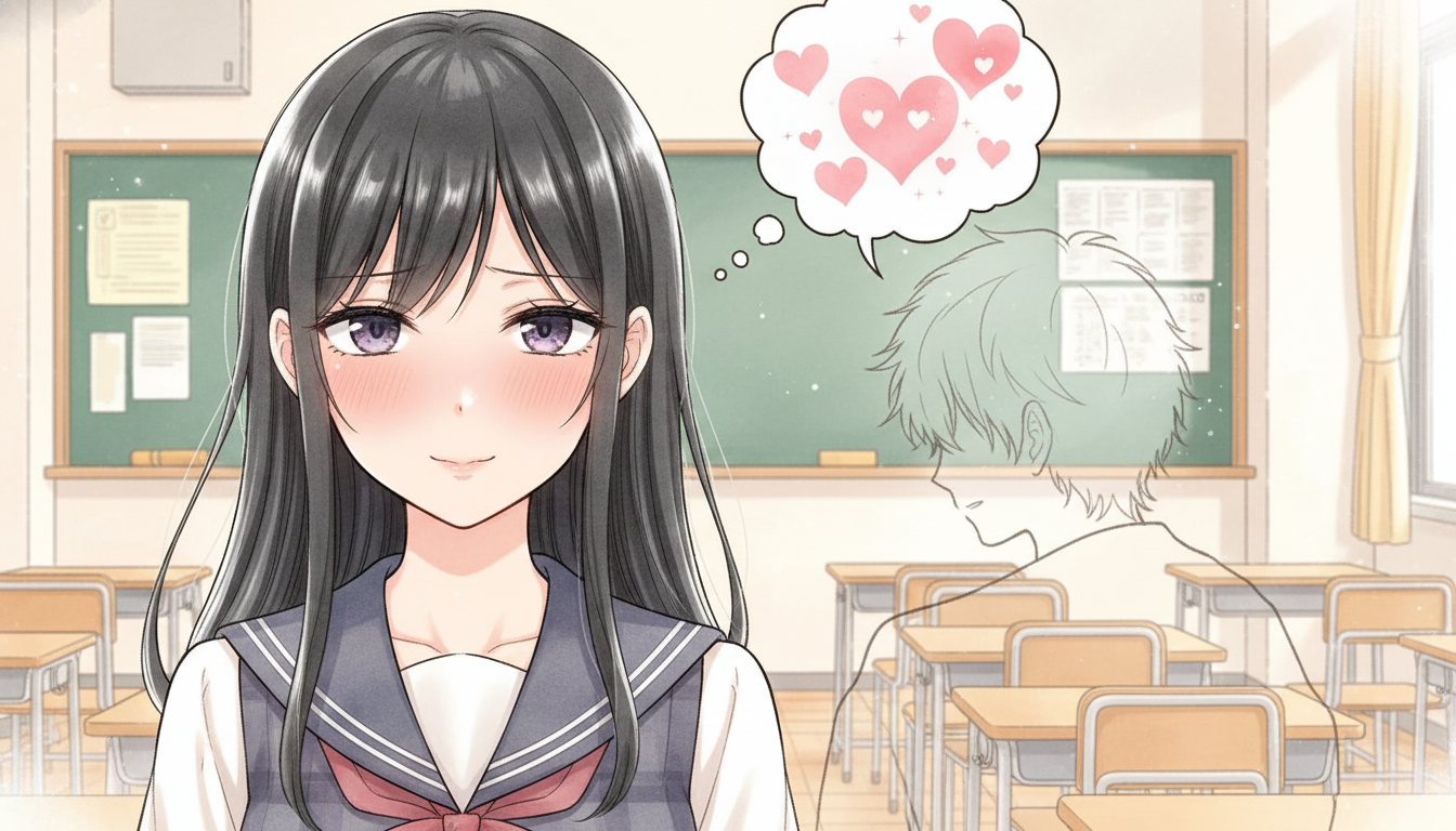 「となりの席のヤツがそういう目で見てくる」は、悶絶級のギャップ萌え満載でアニメ化待望の純愛ラブコメな