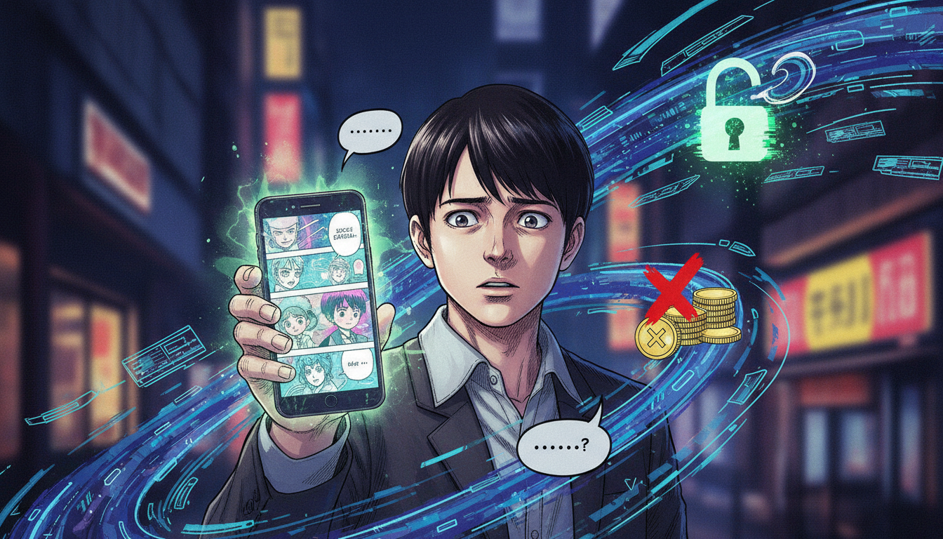 「全話無料」の漫画アプリは安全に使える？その結論は！