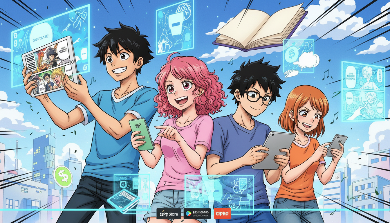 アニメ原作を安く読むなら！無料アプリと電子書籍ストアの賢い併用が結論！