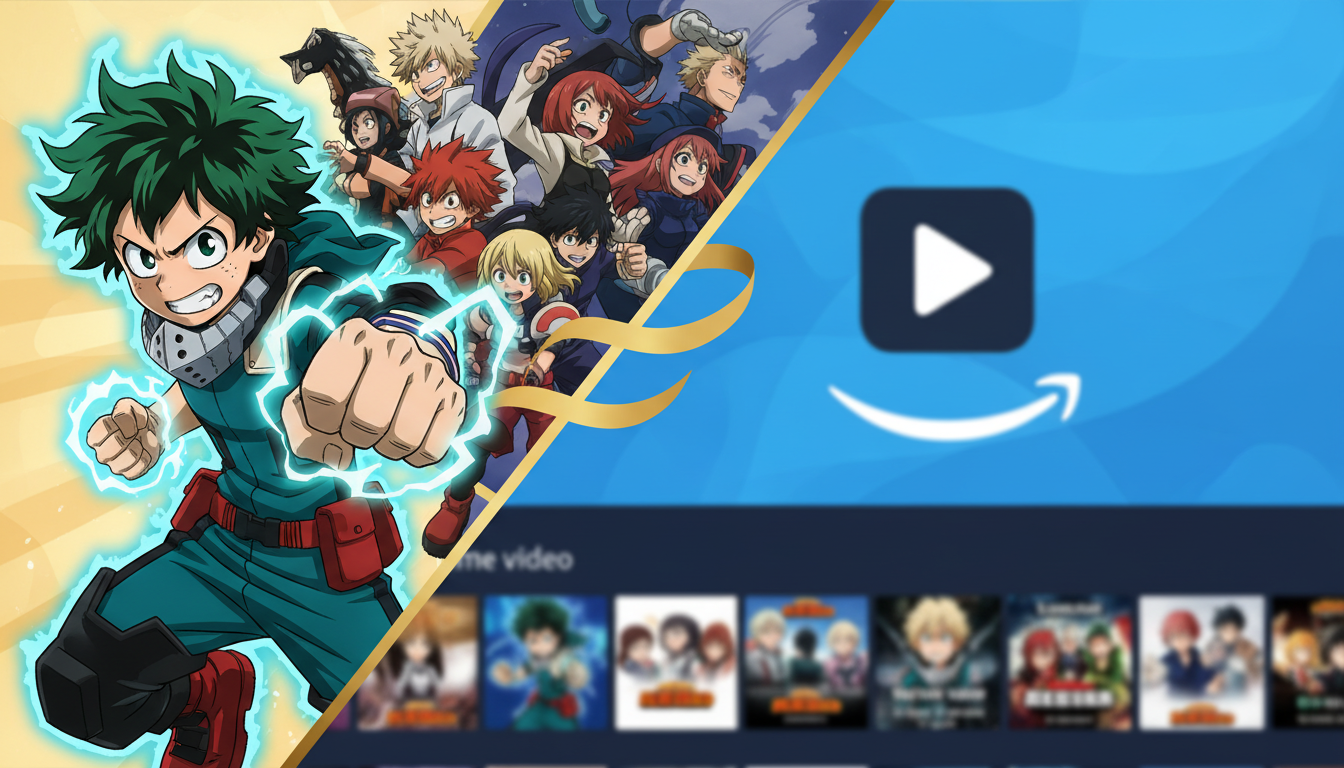 Amazonプライムはヒロアカ視聴に超おすすめです！