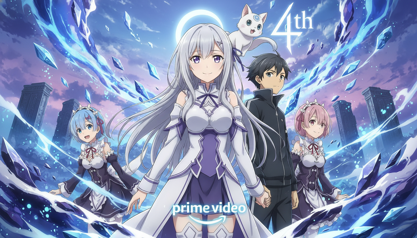 リゼロ4期はAmazonプライムビデオで見放題配信中！